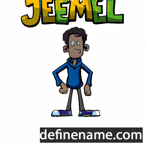 cartoon of the name Jemell