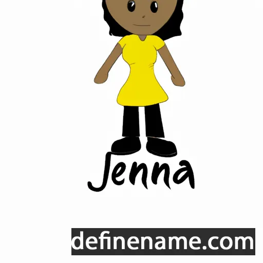 cartoon of the name Jemena