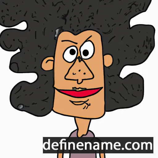 cartoon of the name Jemerson