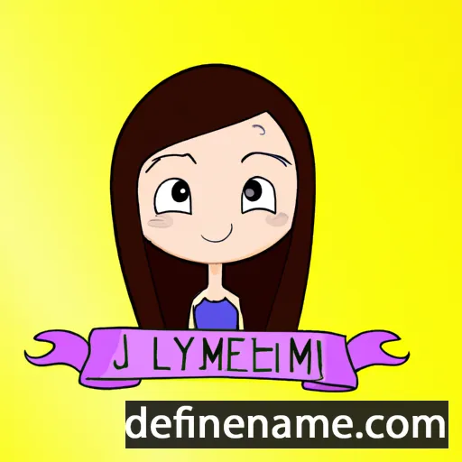 cartoon of the name Jemilyn