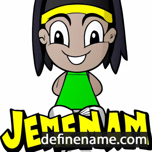 cartoon of the name Jeminah