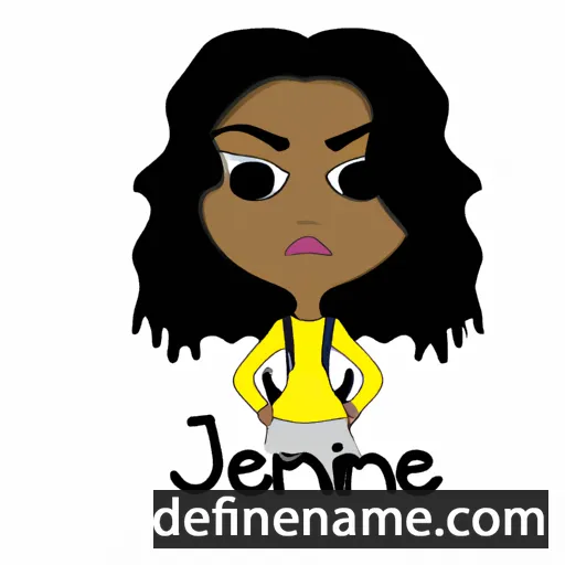 cartoon of the name Jemine