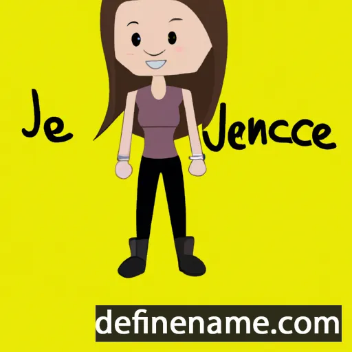 cartoon of the name Jenacie