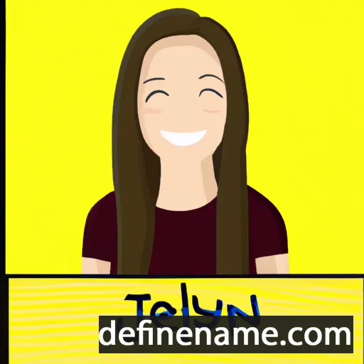 cartoon of the name Jenalyn