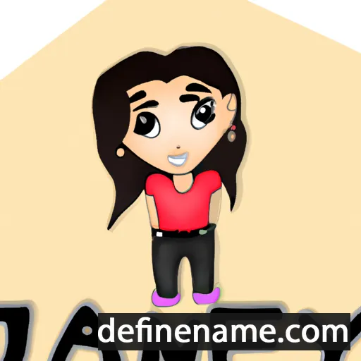 cartoon of the name Jenay