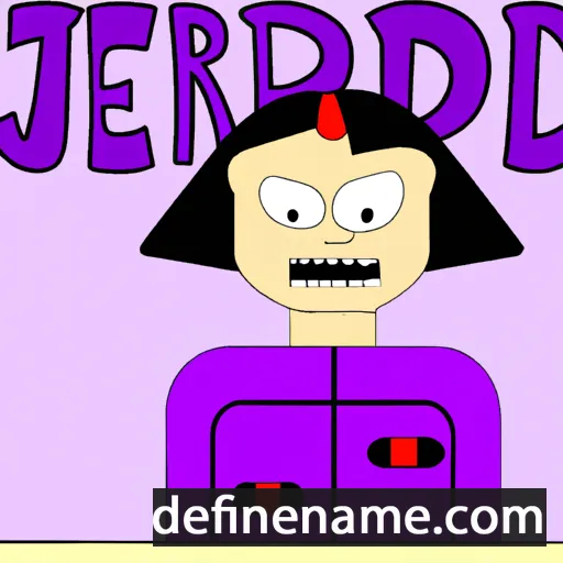 cartoon of the name Jenefrid