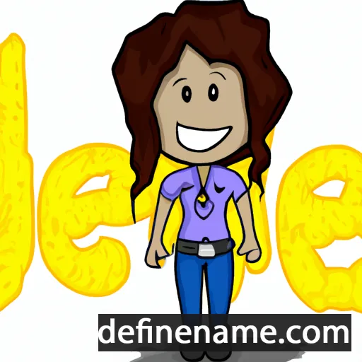 cartoon of the name Jenei