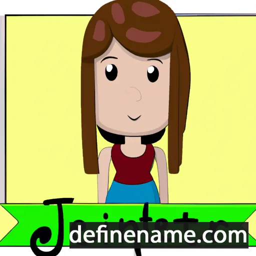 cartoon of the name Jeniffer