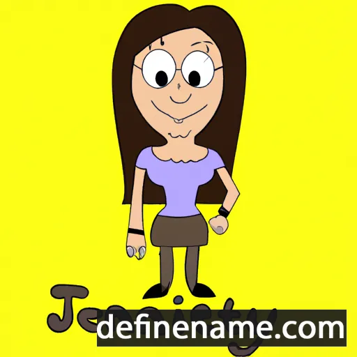 cartoon of the name Jenifry