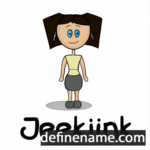 cartoon of the name Jenikka