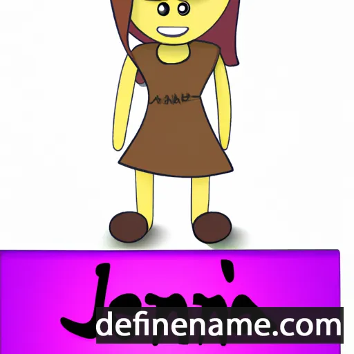 cartoon of the name Jenina