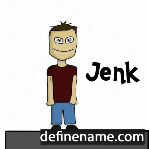 cartoon of the name Jenke