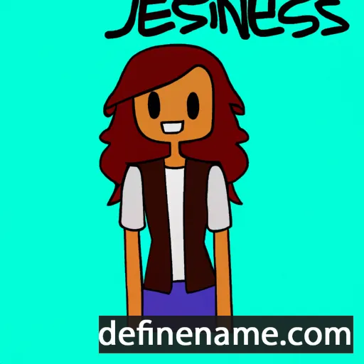 cartoon of the name Jennese