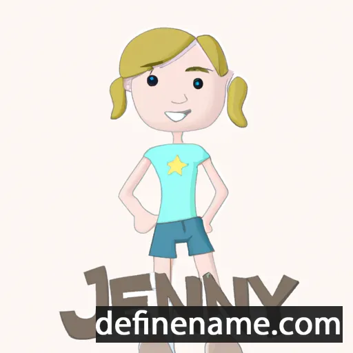 cartoon of the name Jenney