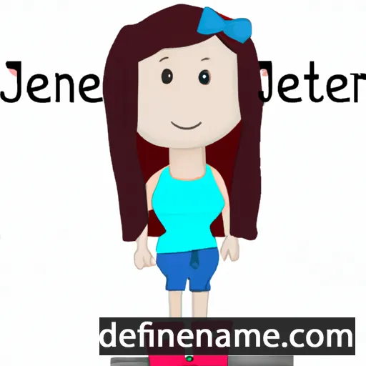 cartoon of the name Jenniffer