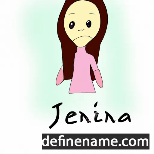 cartoon of the name Jenniina