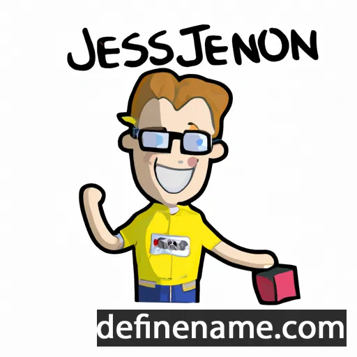 cartoon of the name Jennsen