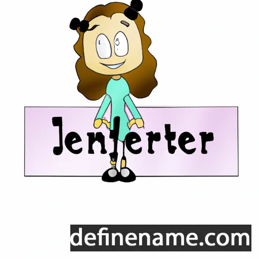 cartoon of the name Jennyfer