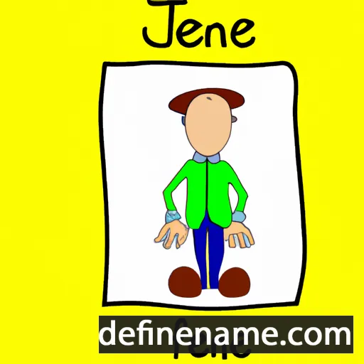 cartoon of the name Jenofonte