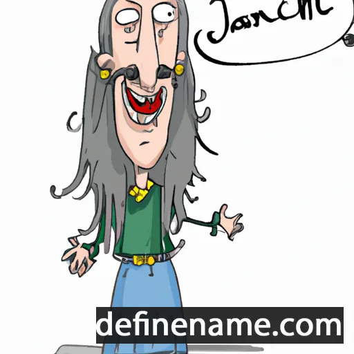 cartoon of the name Jenrych