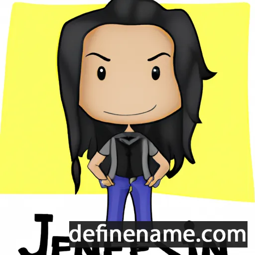 cartoon of the name Jensina