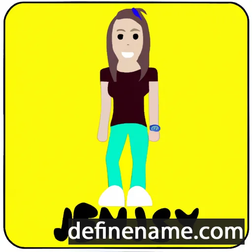 cartoon of the name Jensyn