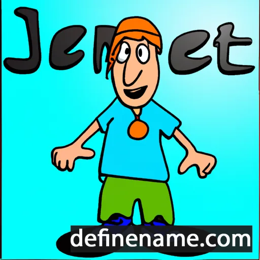 cartoon of the name Jente