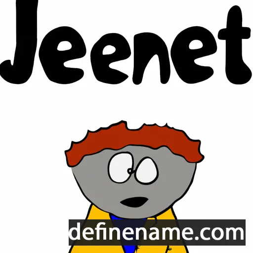 cartoon of the name Jente