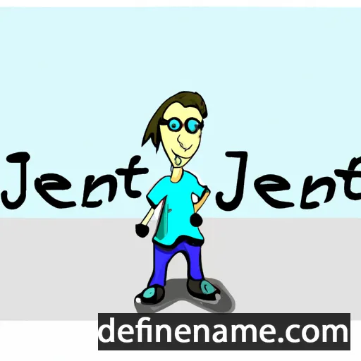 cartoon of the name Jentl