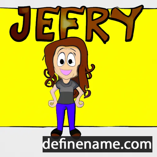 cartoon of the name Jenyfer