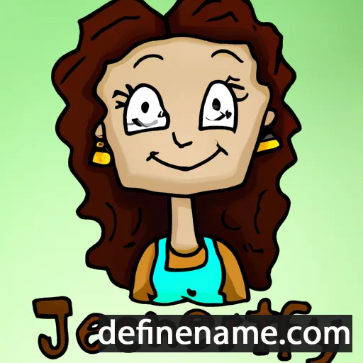 cartoon of the name Jenyffer