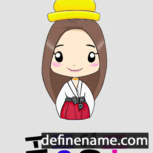 Jeong-ae cartoon