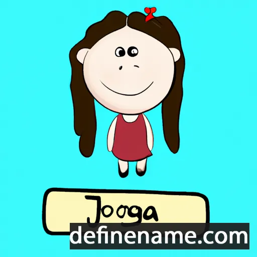 cartoon of the name Jeorgia