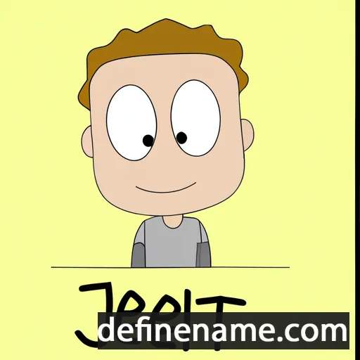 cartoon of the name Jephté