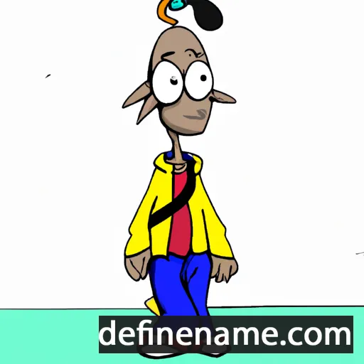 cartoon of the name Jequon