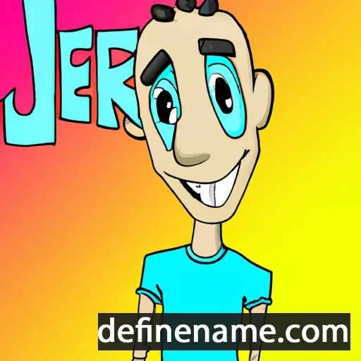 cartoon of the name Jer