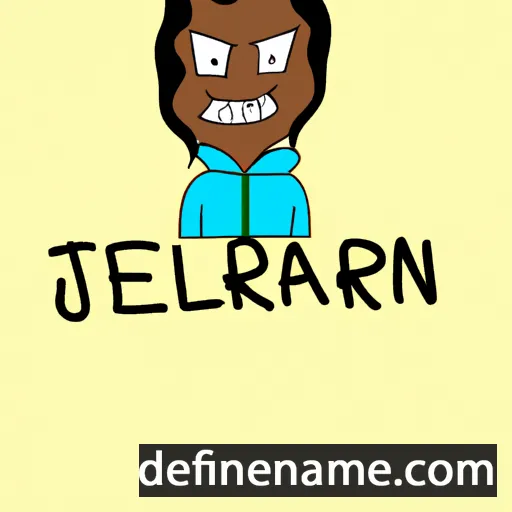 cartoon of the name Jeralean