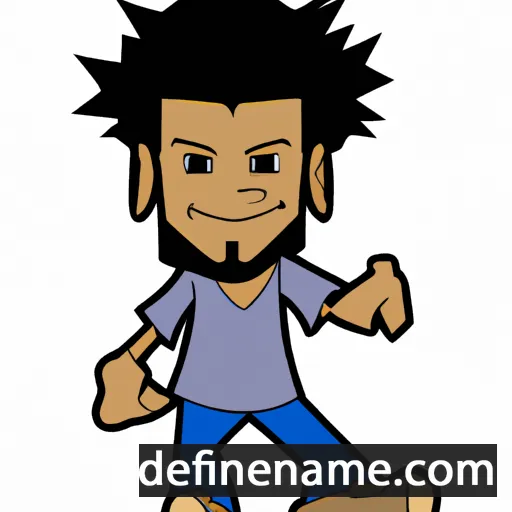 cartoon of the name Jeramie