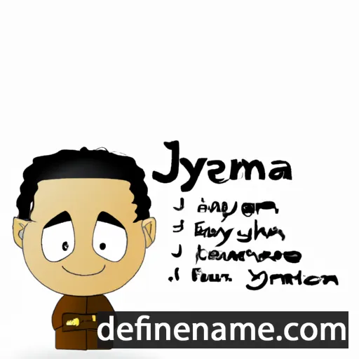 cartoon of the name Jeramyah