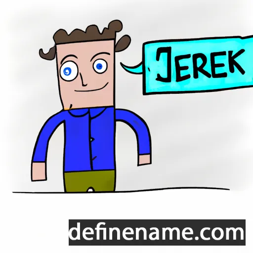 cartoon of the name Jerek