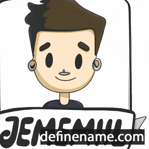 cartoon of the name Jeremiël