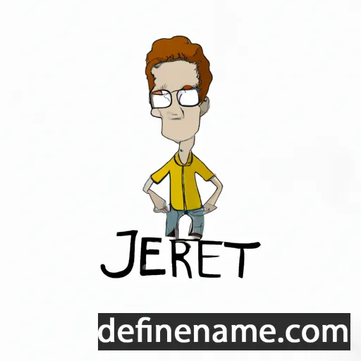 cartoon of the name Jeret