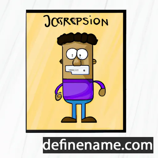 cartoon of the name Jerferson