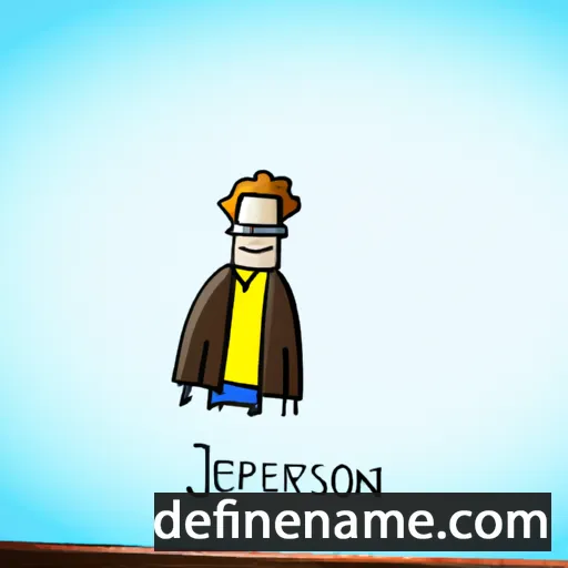 cartoon of the name Jerfeson