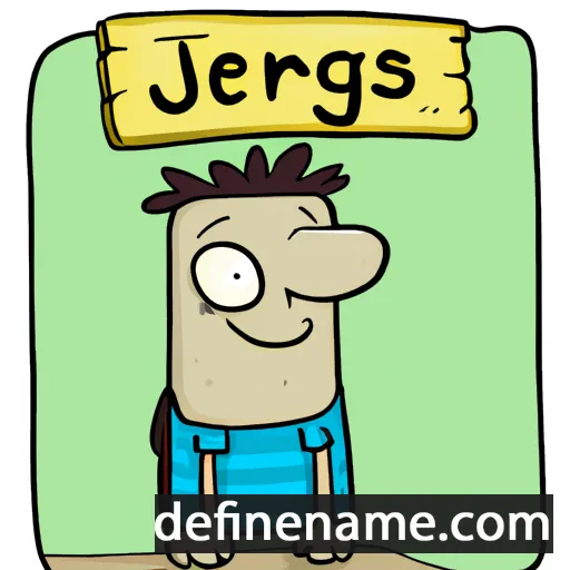 cartoon of the name Jerguš