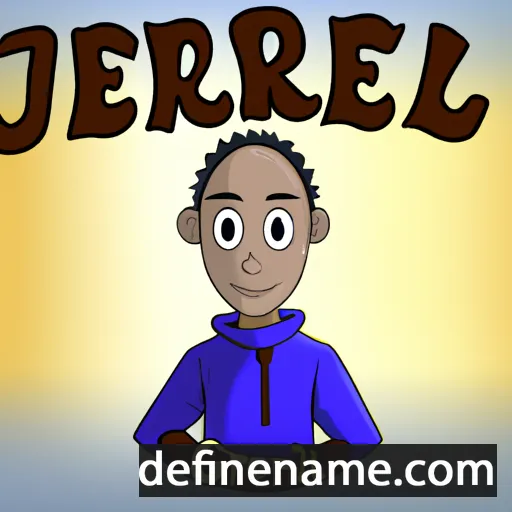 cartoon of the name Jeriel