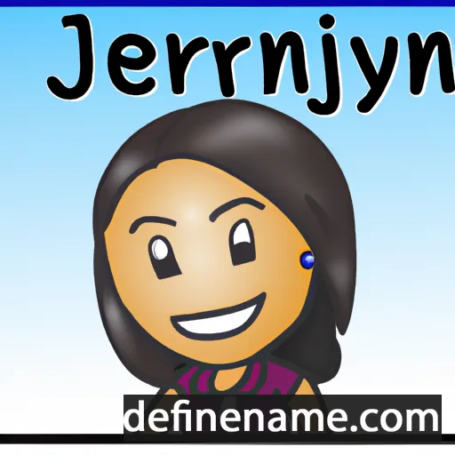 cartoon of the name Jerilyn