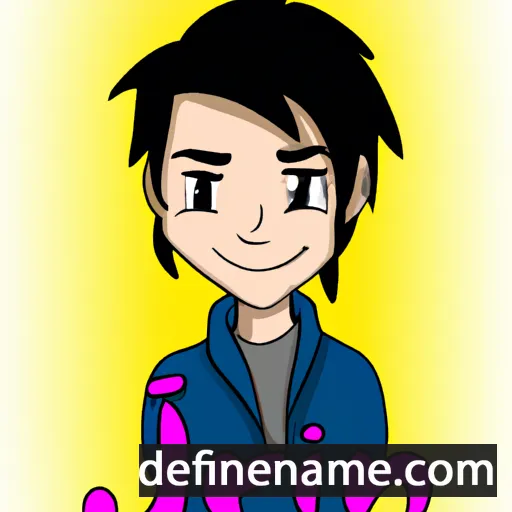 cartoon of the name Jerin