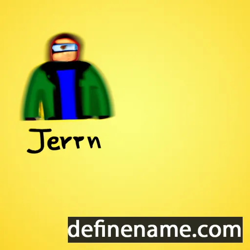 cartoon of the name Jerina