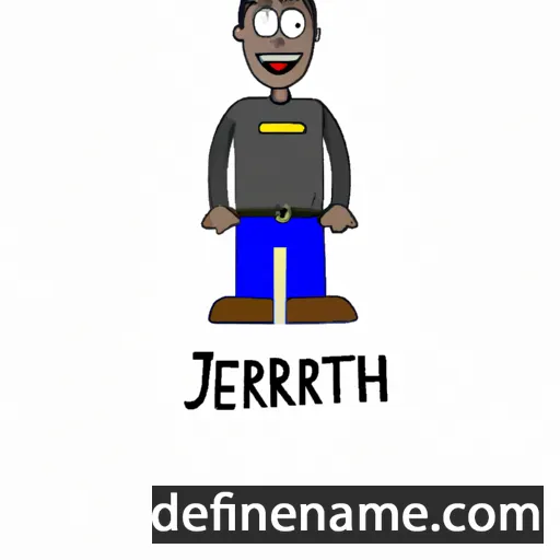 cartoon of the name Jerioth